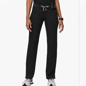 Figs Kade Cargo Black Scrub Pants XS